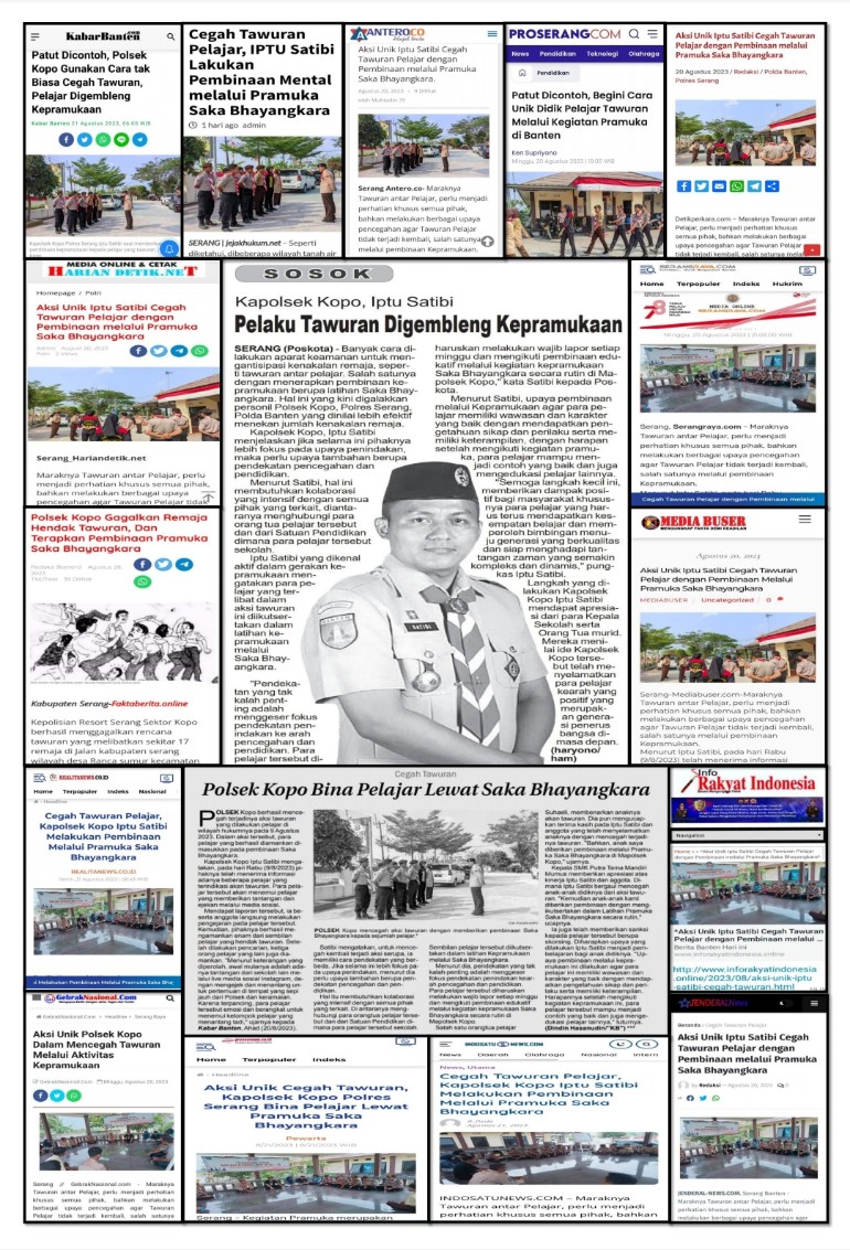 PRAMUKA SOLUSI ATASI TAWURAN